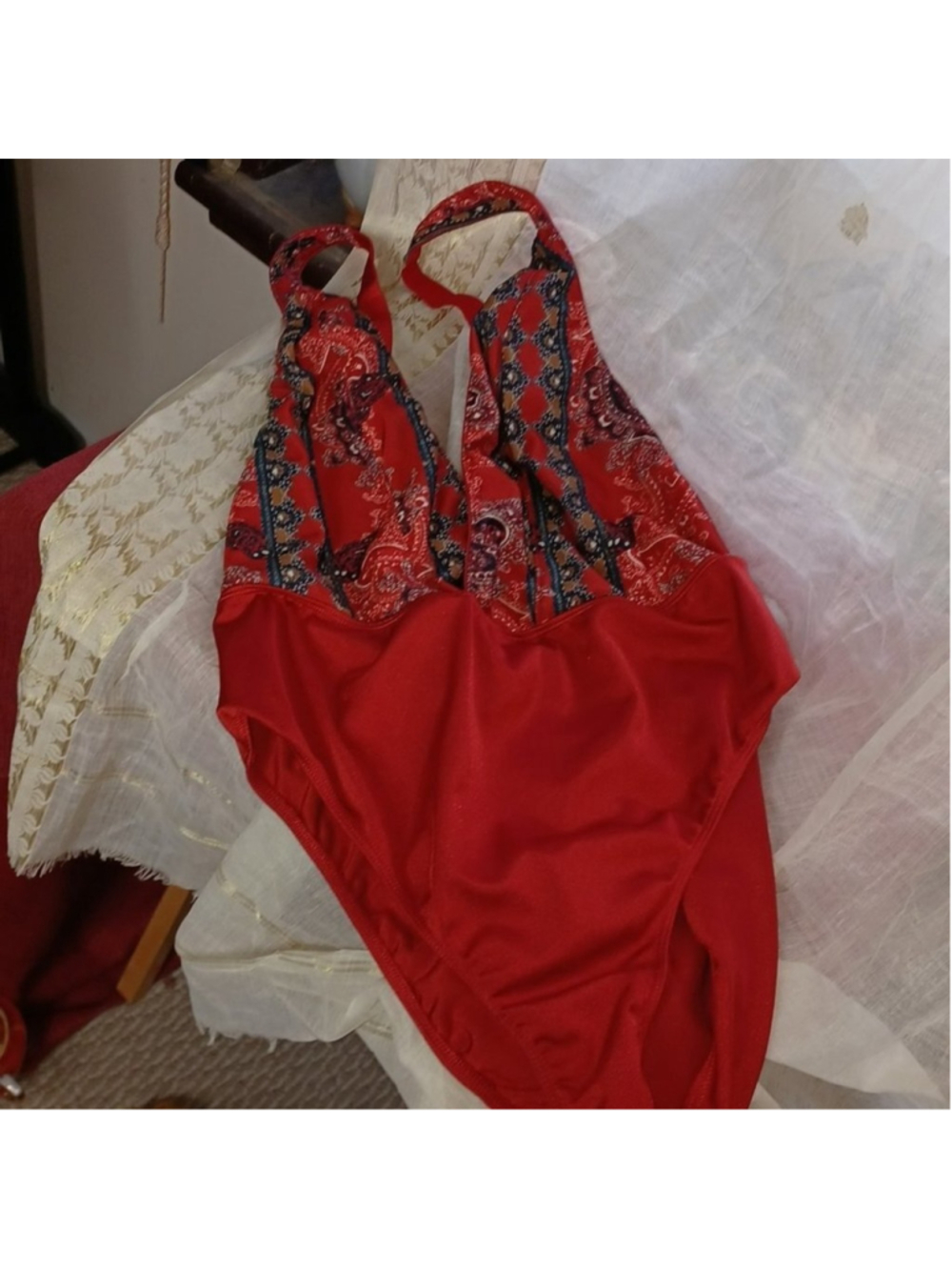 Urban Outfitters out from under deep plunge swimsuit extra large